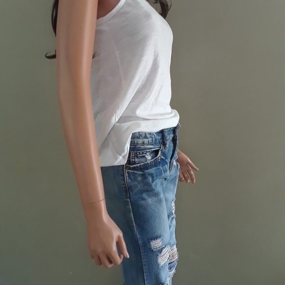 ZCO Distressed Crop Jeans - Picture 4 of 5
